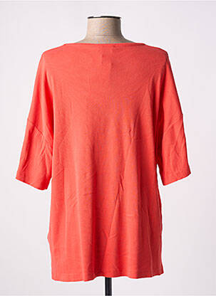 Tricou guler în v mâneci scurte portocaliu AMERICAN VINTAGE femeie