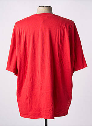 Tricou croială dreaptă mâneci scurte roșu AMERICAN VINTAGE femeie