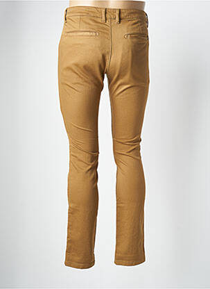 Pantalon chino elasticitate mărime normală maro LE TEMPS DES CERISES bărbat