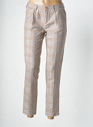 Pantalon chino talie joasă talie joasă maro REIKO femeie