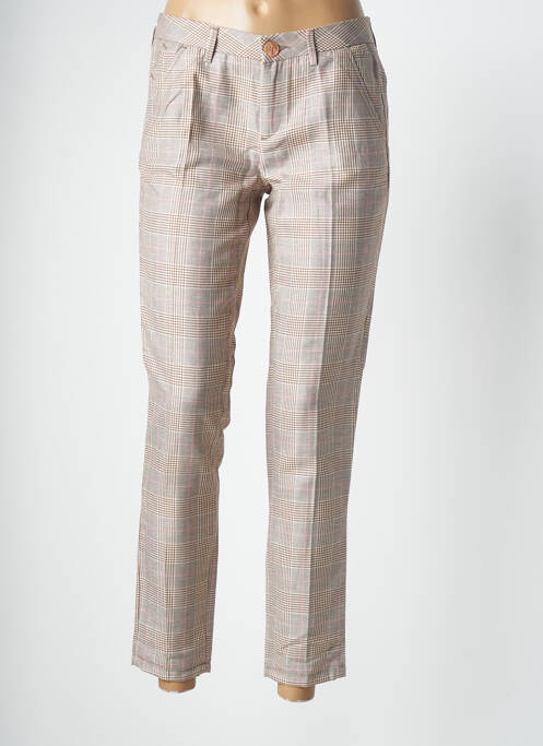 Pantalon chino maro REIKO femeie