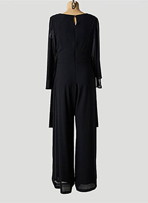 Salopetă-pantalon țesătură crep mâneci 3/4 negru RINASCIMENTO femeie