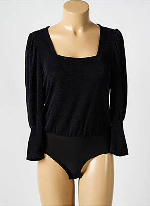 Body elasticitate mâneci 3/4 negru DINA & DESS femeie