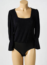 Body elasticitate mâneci 3/4 negru DINA & DESS femme