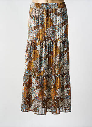 Fustă lungă maro LOLA ESPELETA femeie