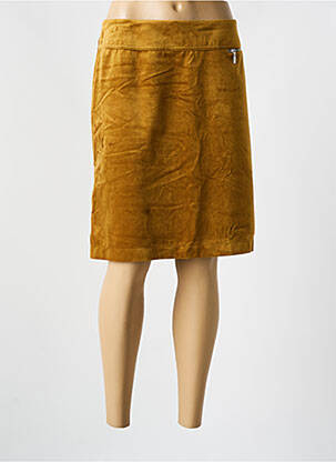 Fustă midi galben CHRISTINE LAURE femeie