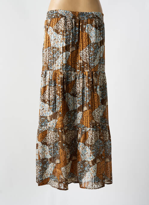 Fustă lungă maro LOLA ESPELETA femeie