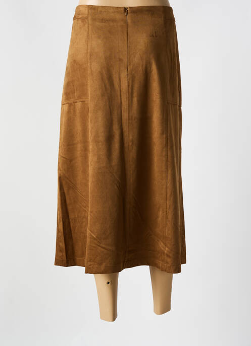Fustă midi maro CHRISTINE LAURE femeie