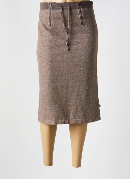 Fustă midi maro LOLA ESPELETA femeie