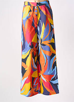 Pantalon larg portocaliu LA PETITE ETOILE femeie