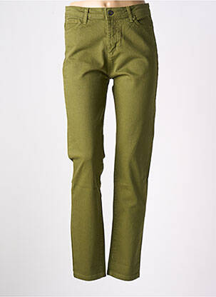 Pantalon slim buzunare verde PAKO LITTO femeie