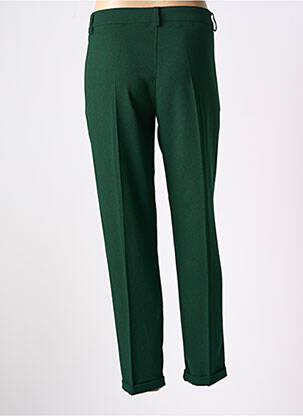 Pantalon 7/8 închidere cu fermoar sub clapetă cu nasturi verde PAKO LITTO femeie