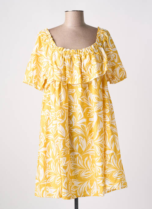 Rochie scurtă galben LA PETITE ETOILE femeie