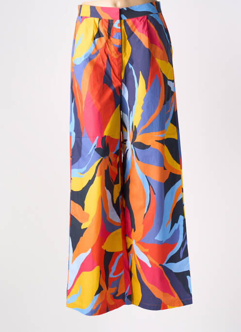 Pantalon larg portocaliu LA PETITE ETOILE femeie