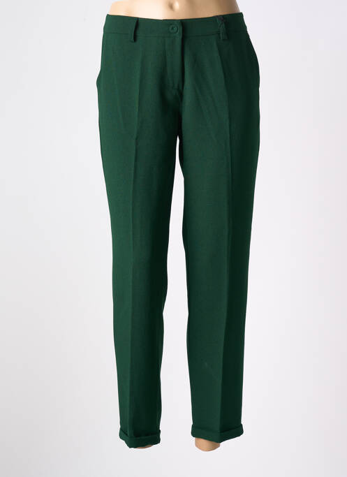 Pantalon 7/8 verde PAKO LITTO femeie