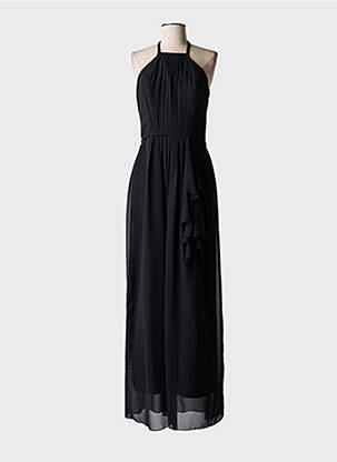 Rochie lungă mâneci spate gol fără mâneci negru COLOUR BY KENNETH WINSTON femeie