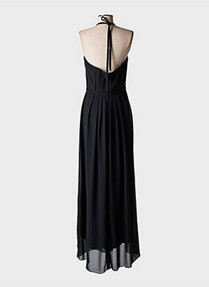 Rochie lungă mâneci spate gol fără mâneci negru COLOUR BY KENNETH WINSTON femeie
