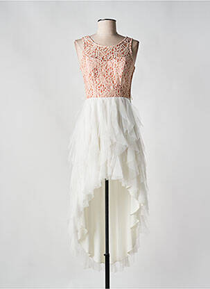 Rochie midi alb NINA LOO femeie