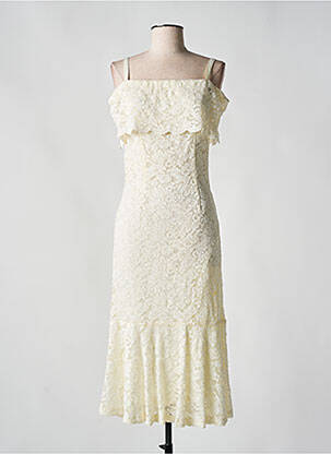 Rochie midi bej NINA LOO femeie