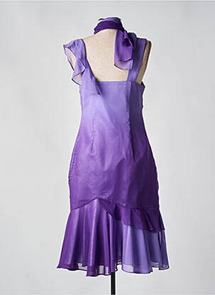 Rochie midi fără mâneci fără mâneci violet CREATIF PARIS femeie