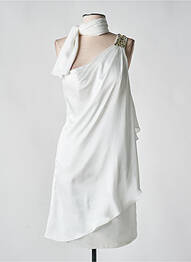 Rochie midi fără mâneci fără mâneci alb FASHION NEW YORK femeie
