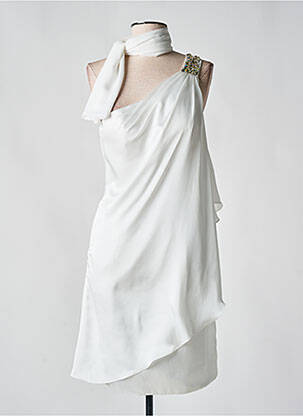 Rochie midi alb FASHION NEW YORK femeie