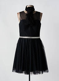 Rochie midi fără mâneci fără mâneci negru FASHION NEW YORK femme