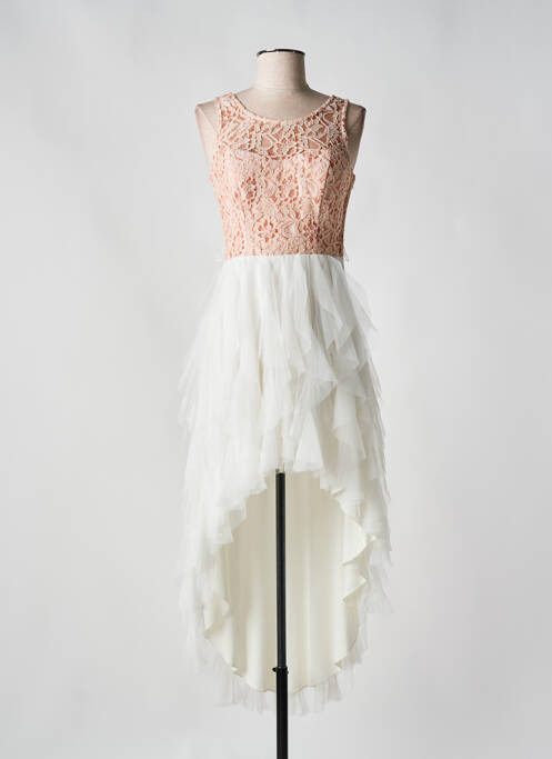 Rochie midi alb NINA LOO femeie