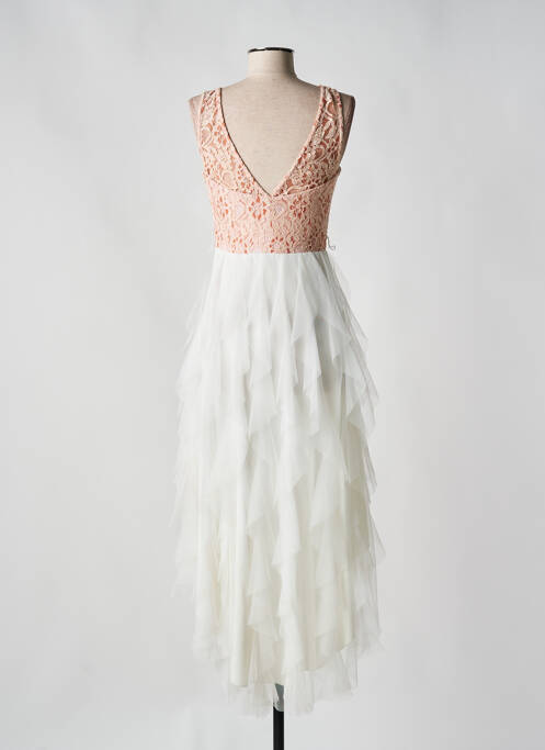 Rochie midi alb NINA LOO femeie