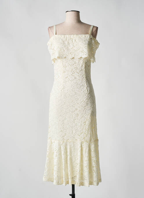 Rochie midi bej NINA LOO femeie