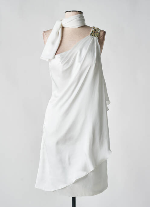 Rochie midi alb FASHION NEW YORK femeie