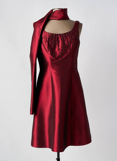 Rochie midi roșu FASHION NEW YORK femeie