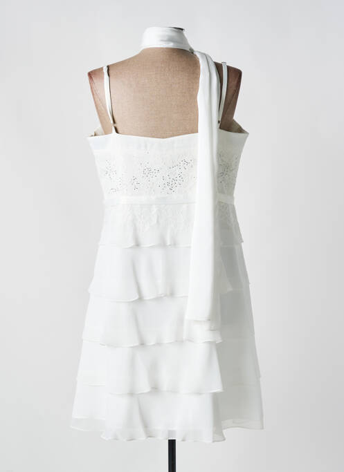 Rochie scurtă alb CREATIF PARIS femeie