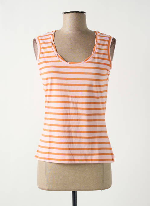 Tricou croială cambrată bretele subțiri roz ESPRIT femme