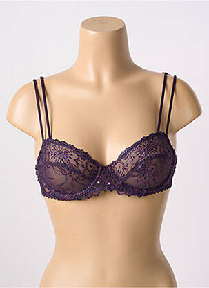 Sutien broderie sutien cupe întregi cu decolteu înalt violet MARIE JO femeie