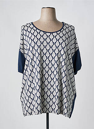 Top albastru YESTA femeie