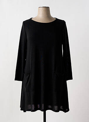 Tunică mâneci lungi negru AN II VITO femeie