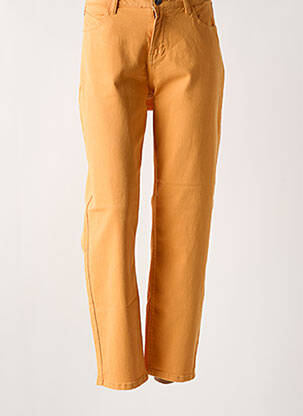 Blugi cu croială dreaptă galben CISO femeie