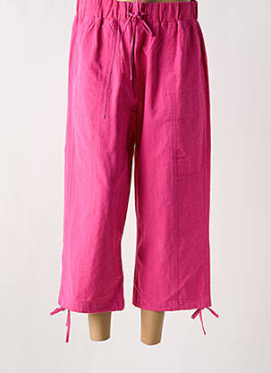 Pantalon trei sferturi roz ZHENZI femeie