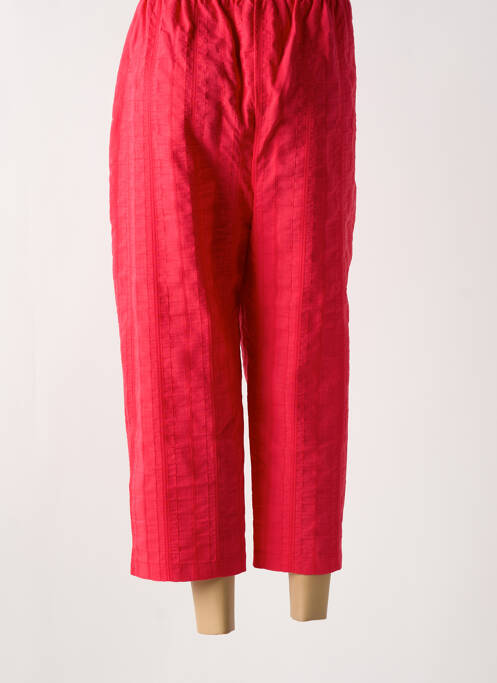 Pantalon trei sferturi roz GRIFFON femeie