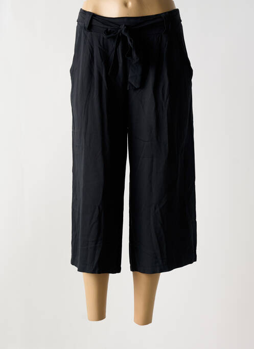 Pantalon trei sferturi negru COULEURS DU TEMPS femeie