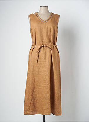 Rochie midi maro DIANE LAURY femeie