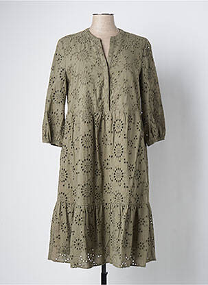 Rochie midi verde OLSEN femeie