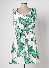 Rochie midi imprimeu floral fără mâneci verde KOCCA femeie
