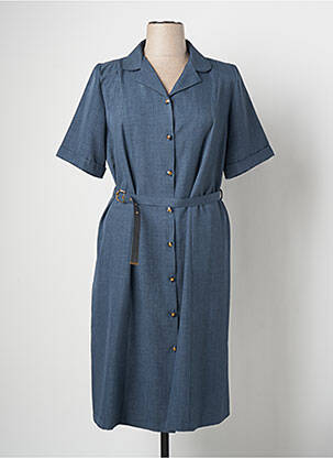 Rochie midi albastru PLURIELLES femeie