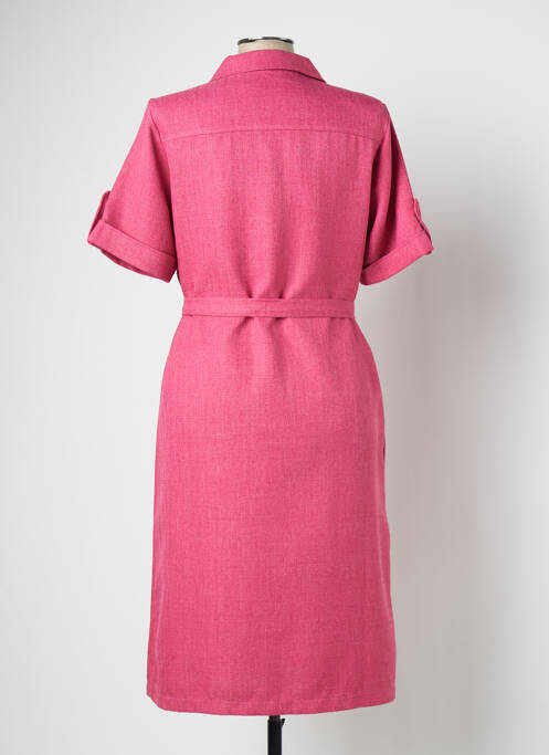 Rochie midi roz VALMODE femeie