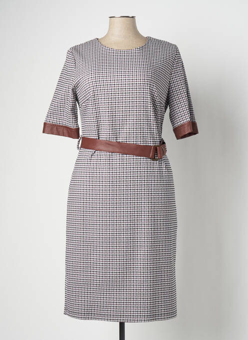 Rochie midi gri ESTEL COLLECTION femeie