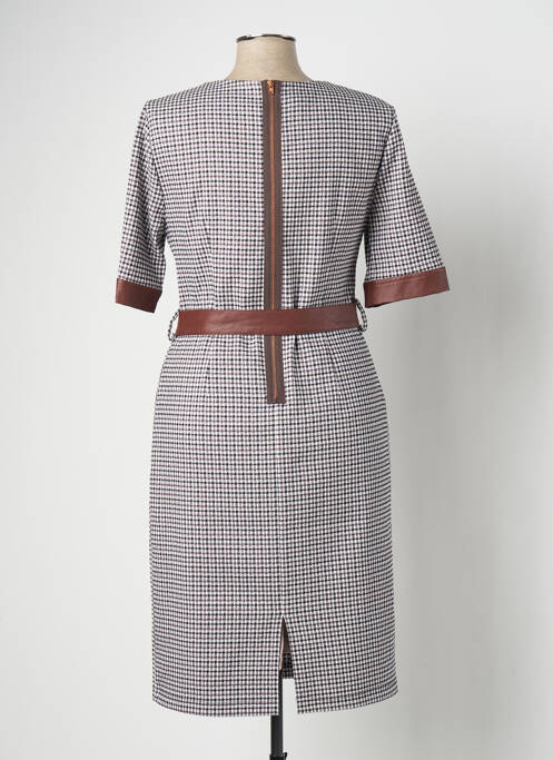 Rochie midi gri ESTEL COLLECTION femeie