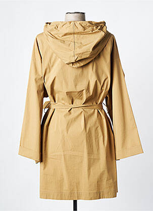 Impermeabil mâneci lungi cu glugă bej VAN-DOS femeie