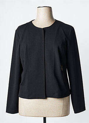 Jachete casual guler rotund negru SIGNE NATURE femeie